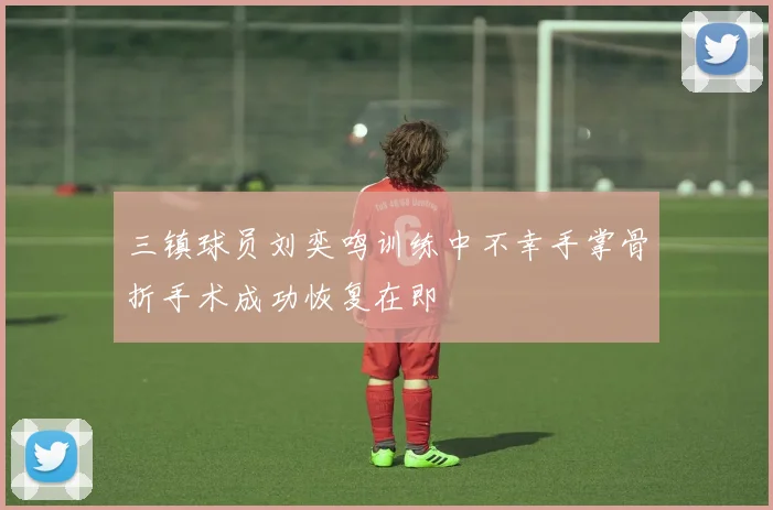 三镇球员刘奕鸣训练中不幸手掌骨折手术成功恢复在即